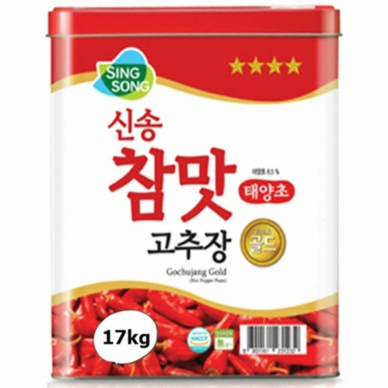 참맛 태양초 고추장 골드 17kg