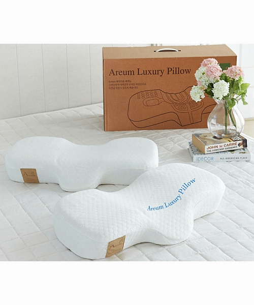 한아름 Areum A8 럭셔리폼 비스코스 경추베개 (1개, 60x32x8/10cm)