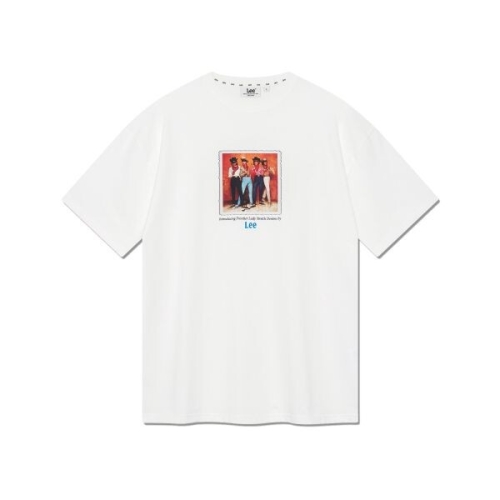 리 커머셜 포토 티셔츠 화이트 LE2402ST22WH 238476