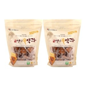 명인김규흔한과 꿀약과 파우치형 500g (2개)_이미지