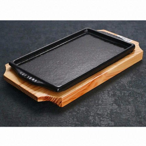 무쇠주물팬 사각 장어판 5호 15x27cm