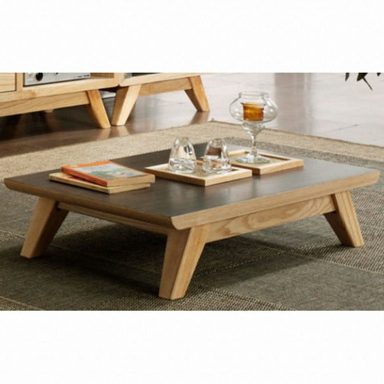 리치웰 아벨 틴블랙 거실테이블 (120x50)