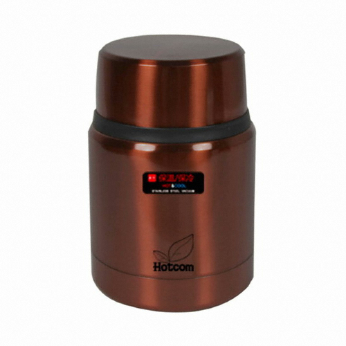 재빈상사 핫콤 스테인리스 스틸 보온도시락 500ml (JBL-500)
