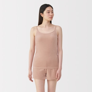 무인양품 MUJI 여성 코튼 벨루어 브라 캐미솔 FCA88A5A