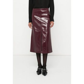 휴고보스 란타사 A라인 스커트 다크 퍼플 151467396