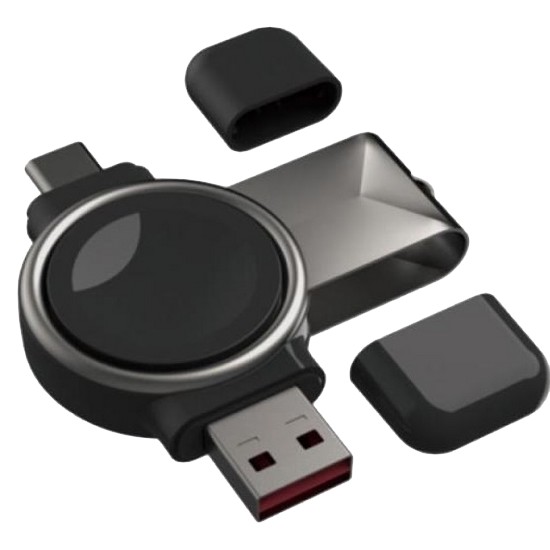 소매드테크놀로지 휴대용 USB 2in1 갤럭시워치 무선충전기 WA203