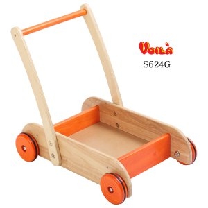 브알라 나무 아기 걸음마 목재 보행기 소근육 훈련 성장 연습_이미지