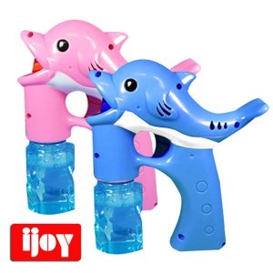 오로라 돌고래 LED 자동버블건 자동 비누방울총_이미지