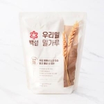 백설 우리땅 우리밀 밀가루 750g (1개)_이미지