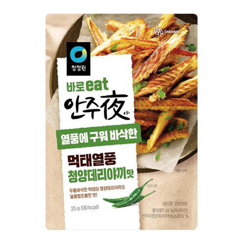 대상 청정원 안주야 먹태열풍 청양데리야끼맛 25g (3개)_이미지