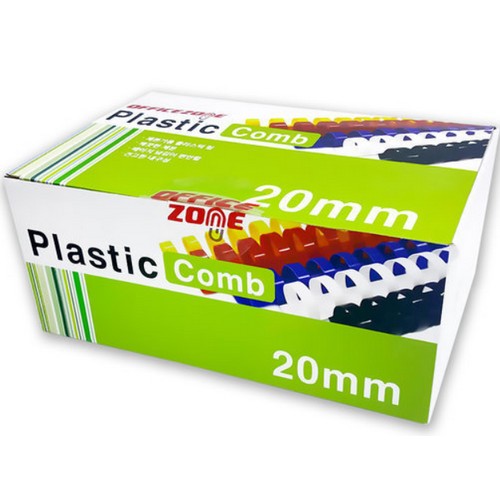오피스존 플라스틱 제본링 20mm [100개]