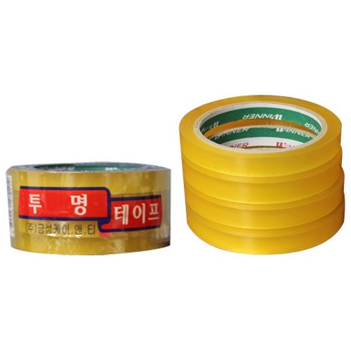 금성케이엔티  투명테이프 12mm x 40m[200개]