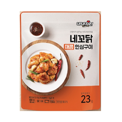 허닭프렌즈 네네치킨 네꼬닭 안심구이 매콤한맛 100g (30개)