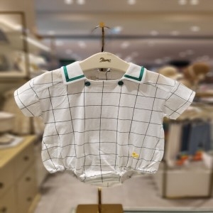 에뜨와 HK 출산백일선물 로저그리드바디수트 07R327903
