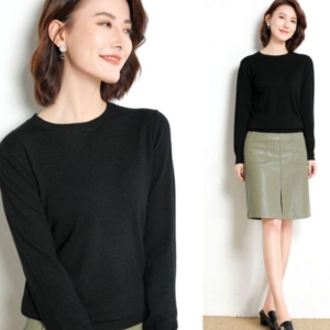 롱가디건 라운드넥 스웨터 데일리 가디건 카디건 W95B569 L외 25가지 옵션_이미지
