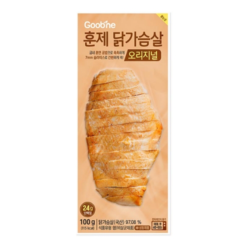 오리지널 훈제 닭가슴살 슬라이스 100g