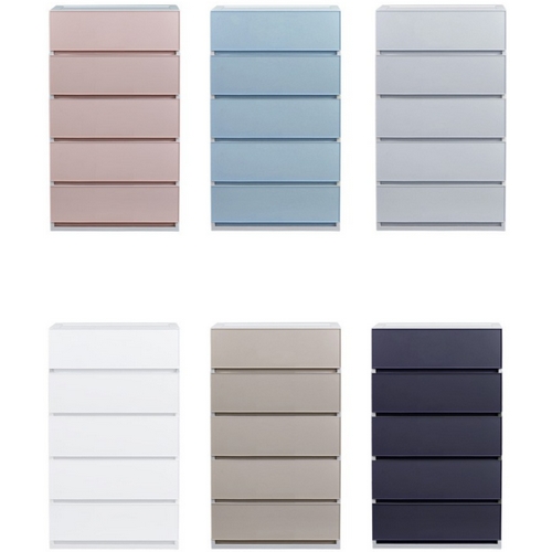 샤바스 컬러스토리 서랍장 와이드 5단_이미지