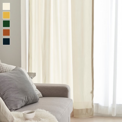 데코뷰 따뜻한 벨벳 방음 방한커튼