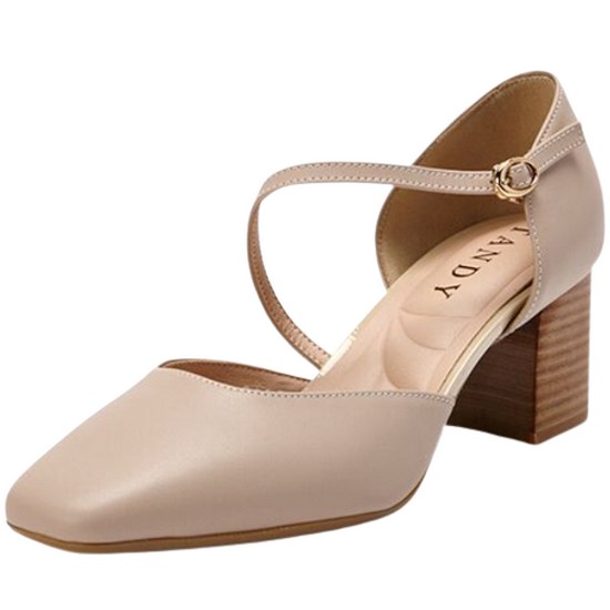 탠디 소가죽 펌프스 9123030_이미지