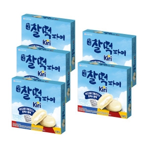 롯데제과 명가 찰떡파이 끼리크림치즈 250g (5개)