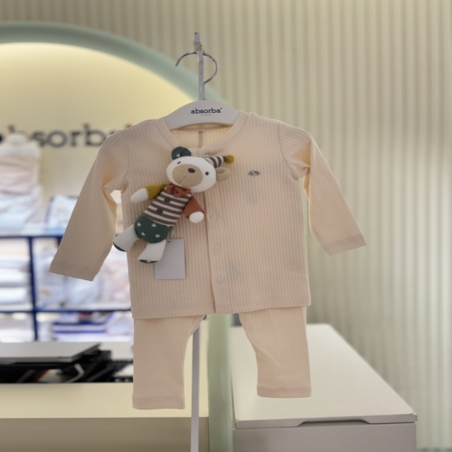 압소바 아이 골지슬림내의 엘두인형 세트 아이보리 Z1A2D10383_이미지