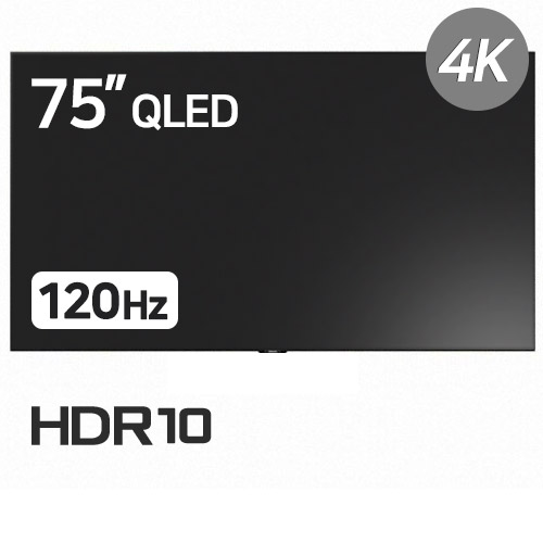 삼성전자 QLED QN75Q80T 리퍼비시 (벽걸이)