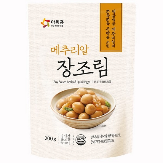 아워홈  메추리알 장조림 200g