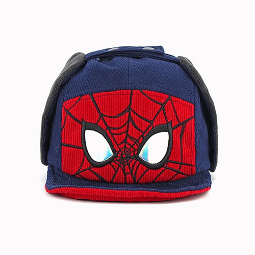 스파이더맨 레드 방한모자 MV0604 털모자 아동 어린이