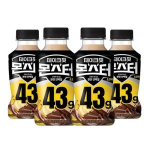 남양유업 테이크핏 몬스터 초코바나나 350ml (4개)_이미지