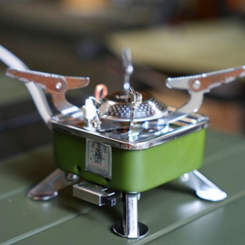 이그니스 이소가스 캠핑 호스버너 미니 스토브 카키