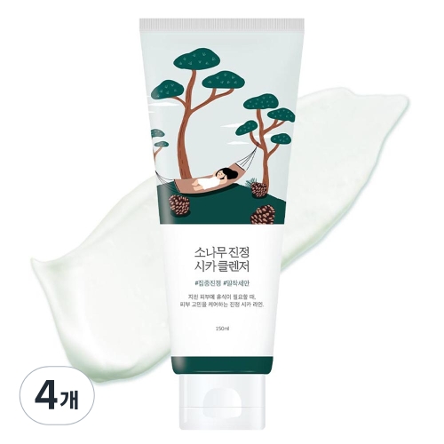 라운드랩 소나무 진정 시카 클렌저 150ml (4개)_이미지