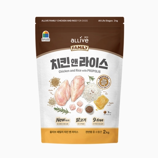 독 패밀리 치킨앤라이스 2kg