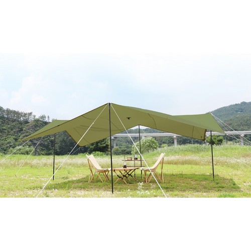 카르닉 치즈 쉐이드 렉타 타프 (550x550cm)_이미지