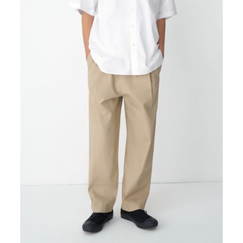 무신사 스탠다드 ltgt MUSINSA STANDARD 코튼 루즈 테이퍼드 밴딩 팬츠 라이트 웜 그레이 MMEPC3Z03-LW 774904