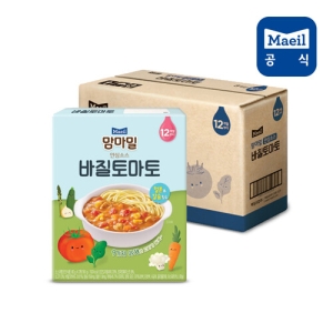 매일유업 맘마밀 안심소스 바질토마토 160g (8개)