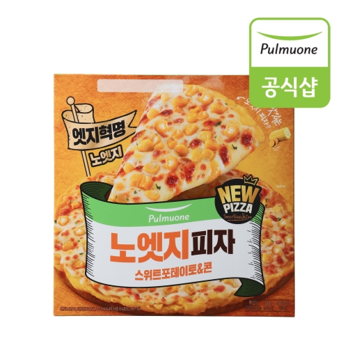 풀무원 노엣지 피자 스위트포테이토콘 365g 1판_이미지