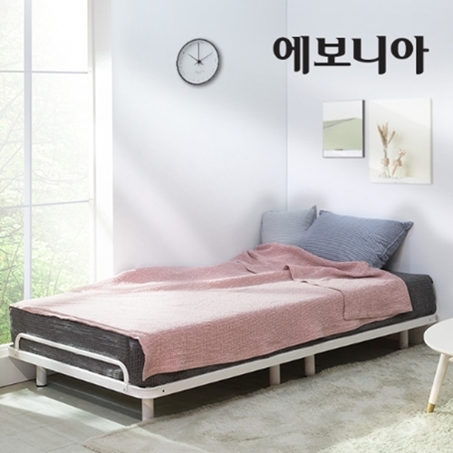 에보니아 토리노 평상형 A형 침대 SS (매트별도)_이미지