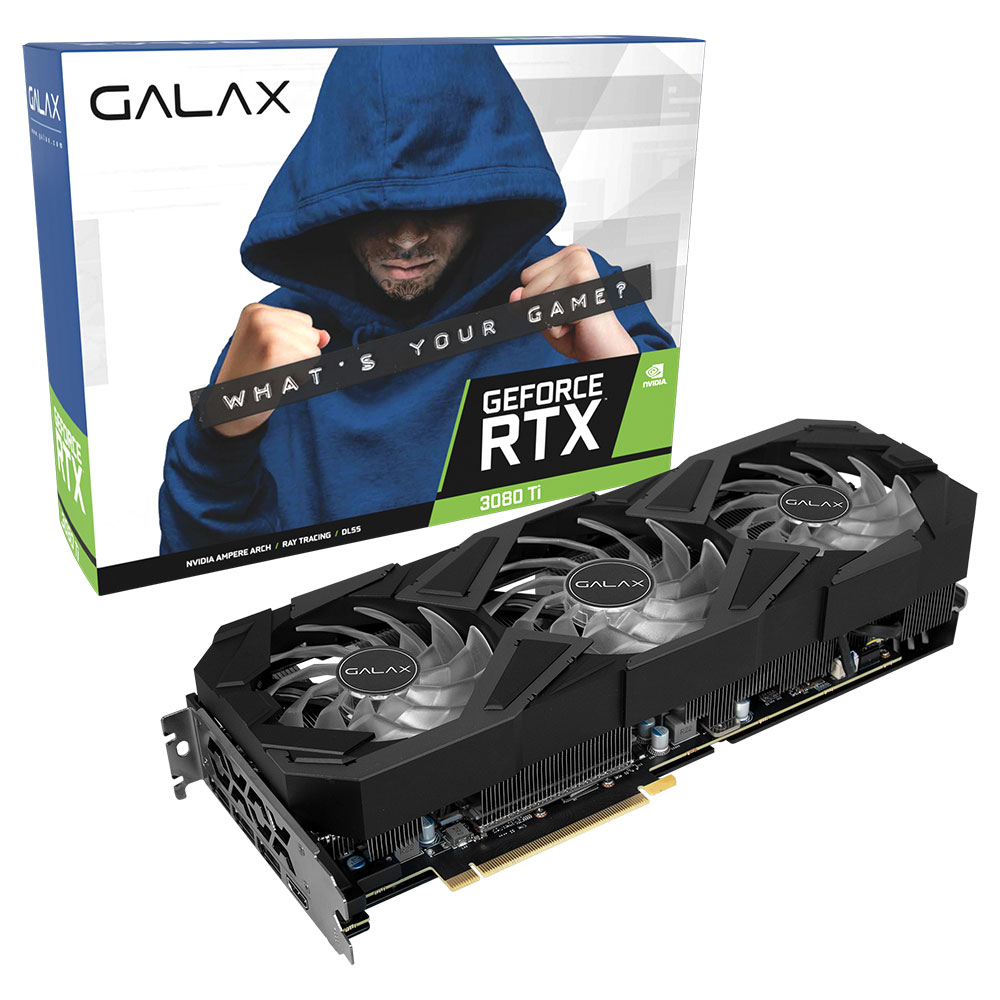 갤럭시 GALAX 지포스 RTX 3080 Ti EX GAMER BLACK OC D6X 12GB