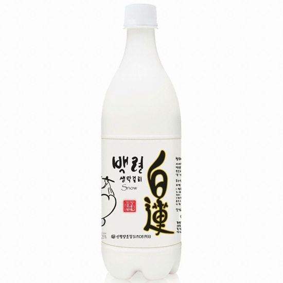 신평양조장 백련 생막걸리 스노우 750ml