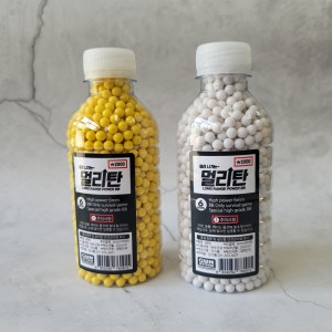 건스톰 통탄 PET 6mm 0.12g 비비탄 비비탄알 흰색/노랑 선택