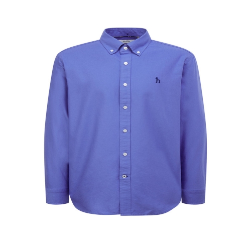 아이코닉 다크 블루 옥스포드 셔츠 HZSH6E201B3_이미지