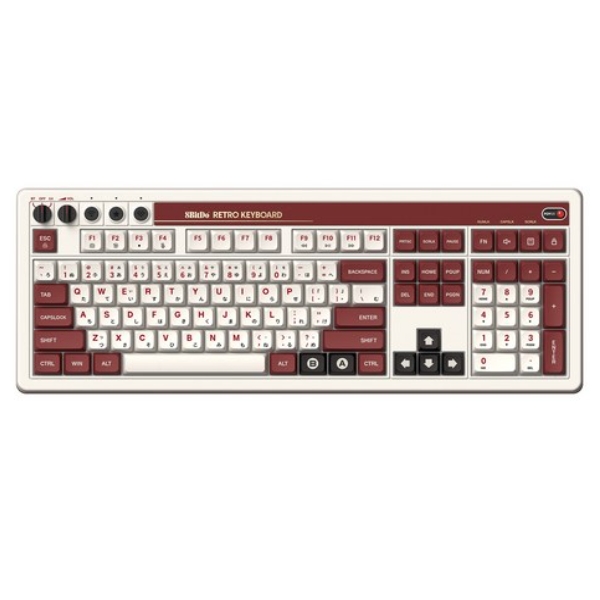 <b>8bitdo</b> Retro 108 유무선 기계식 F 에디션