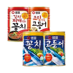 샘표식품 고등어 400g x 4캔+꽁치 400g x 4개_이미지