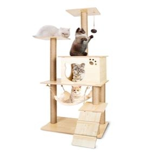 딩동펫 튼튼 원목 캣타워_이미지