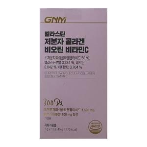GNM자연의품격 엘라스틴 저분자 콜라겐 비오틴 비타민C 15포_이미지