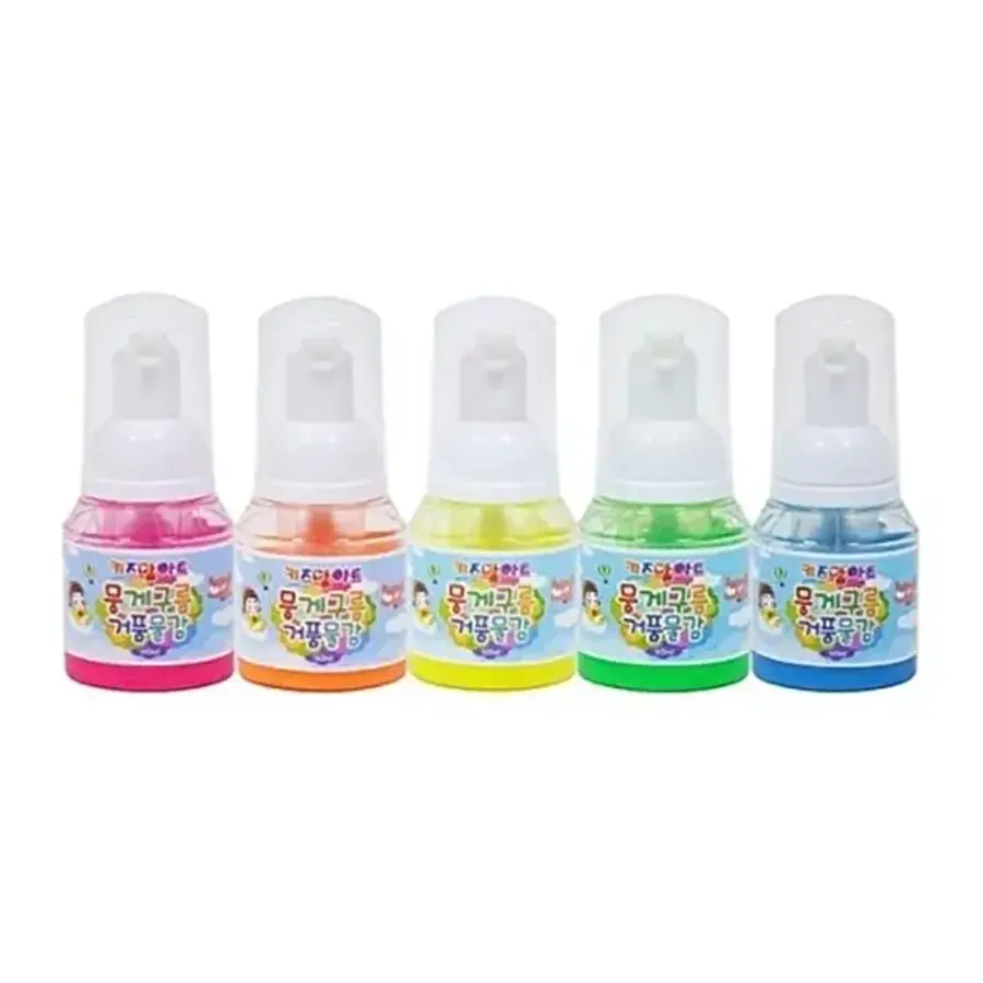 키즈맘아트 미술놀이 뭉게구름 거품물감 40ml x 5색 세트 47332135