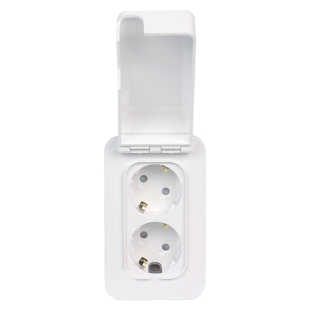 욕실용 접지 2구 콘센트