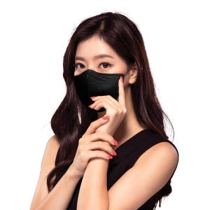 알럽스킨 KFAD 퓨올 새부리형 비말차단 마스크 블랙 대형_B 50매 귀편한 숨편한