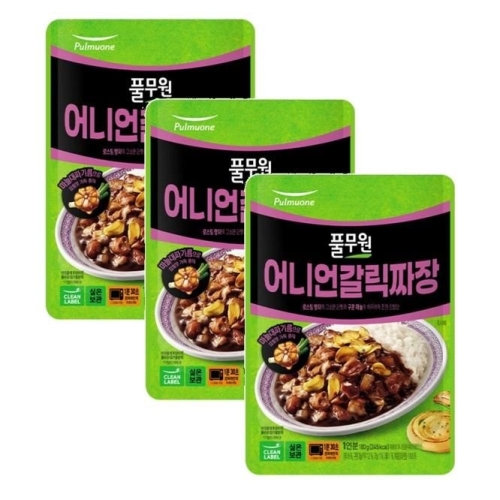 풀무원 어니언갈릭짜장 180g (3개)_이미지