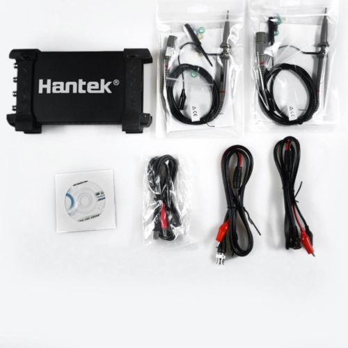 로스코 Hantek 6074BC 6254BC PC USB 가상 오실 프 4채널 70-250MHZ 대역폭 디지털 저장 오실 프 자동